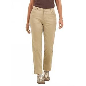 NEW LEE JEANS women's missy relaxed jeans in flax